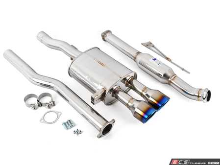 ES#3143001 - HS14MCSG3T - 2.36" Cat-Back Exhaust System - Featuring 101mm dual rolled titanium tips! - Invidia - MINI