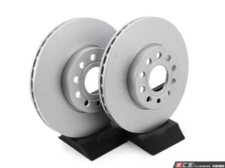 ES#2504080 - 1K0615301TKT2 - Front Brake Rotors - Pair (288x25) - Featuring a protective Meyle Platinum coating. - Meyle - Audi Volkswagen