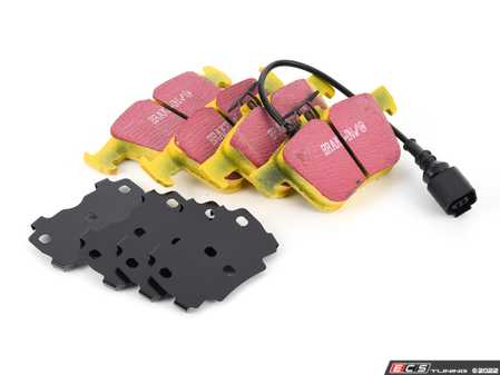 ES#4213552 - DP42295R - Rear YellowStuff Performance Brake Pad Set - EBC's premium sport street pad that offers high friction levels and heat fade resistance - EBC - Audi