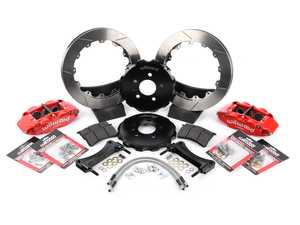 ES#3701618 - 140-14487-R - Forged Narrow Superlite 6R Front Brake Kit - 12.88" - Featuring red 6R six piston caliper and 12.88" GT slotted rotors - Delivers the ultimate combination for braking power and style! - Wilwood - Audi