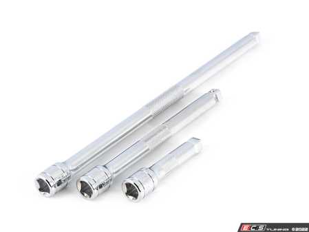 ES#3238588 - 640857 - 3 Piece 3/8 in. Dr. Socket Extension Bar Set - Wobble Tip - Reach that unreachable fastener in a flash with Powerbuilt socket extension bars. - Powerbuilt - Audi BMW Volkswagen Mercedes Benz MINI Porsche