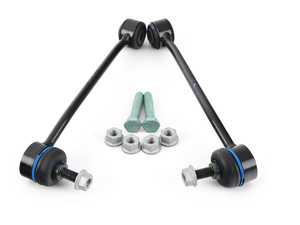 ES#4474176 - 8D0505465KT1 - Rear Sway Bar End Link Kit - Includes both end links with securing hardware - Assembled By ECS - Audi