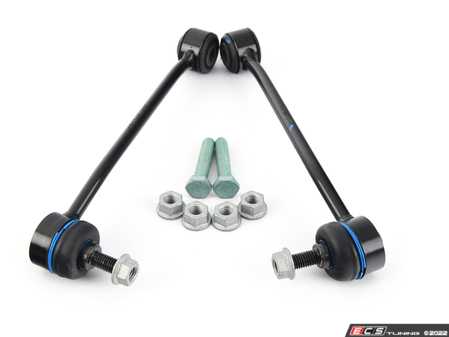 ES#4474176 - 8D0505465KT1 - Rear Sway Bar End Link Kit - Includes both end links with securing hardware - Assembled By ECS - Audi