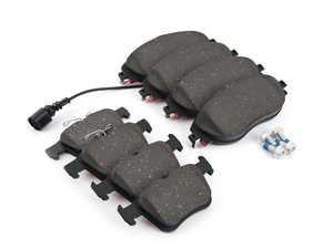 ES#4492393 - 8V0698151C3KT - Front & Rear Premium Ceramic Brake Pad Set - Brembo NAO Ceramic pads are designed to deliver improved comfort and reduced pad wear - Brembo - Audi