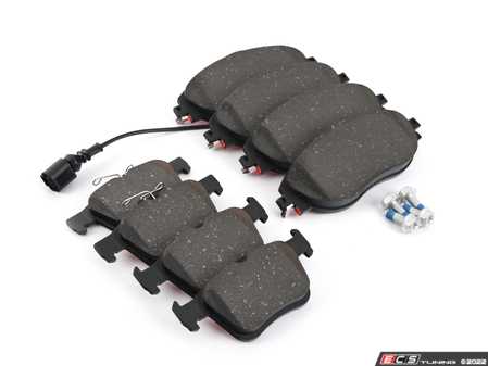 ES#4492393 - 8V0698151C3KT - Front & Rear Premium Ceramic Brake Pad Set - Brembo NAO Ceramic pads are designed to deliver improved comfort and reduced pad wear - Brembo - Audi