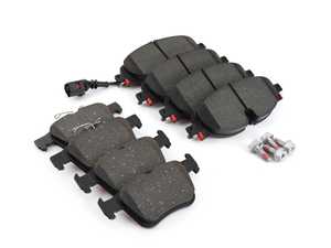 ES#4492352 - 8V0698151D1KT - Front & Rear Premium Ceramic Brake Pad Kit - Brembo NAO Ceramic pads are designed to deliver improved comfort and reduced pad wear - Brembo - Audi Volkswagen