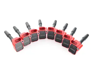 APR Upgraded Ignition Coils - Red - Set Of Eight