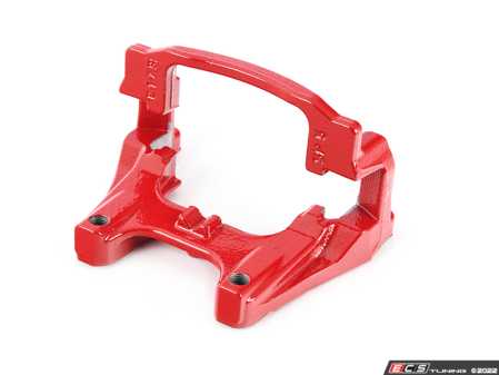 ES#4387383 - 5WA615425BQC8 - Rear Caliper Carrier - Priced Each - Secures the caliper to the spindle, painted red - Genuine Volkswagen Audi - Volkswagen
