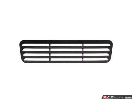 ES#4615797 - E222.354NOSCREEN - Louvered Rear Decklid Grille - No Screen - Inspired by the 930 whale tail grill and finished in a textured ABS plastic - Rennline - Porsche