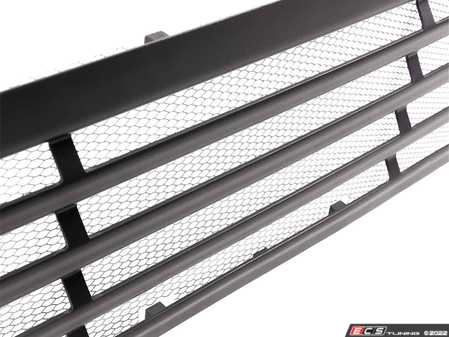 ES#4615799 - E222.354.SILVER - Louvered Rear Decklid Grille - Silver Screen - Inspired by the 930 whale tail grill and finished in a textured ABS plastic - Rennline - Porsche