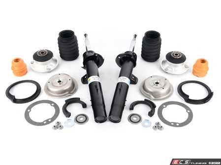 ES#4305108 - e9xfsrfKT - B4 Front Strut Assembly Refresh Kit - Includes new struts, mounts, and hardware for a complete install - Assembled By ECS - BMW