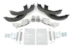 ES#4465083 - 34410410825KT - Parking Brake Refresh Kit - Refresh your parking brake with new shoes, springs, expanding lock, hardware and paste - Assembled By ECS - BMW