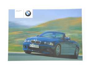 ES#12987 - 01410156854 - Owner's handbook M3 E46/C - Genuine BMW - BMW
