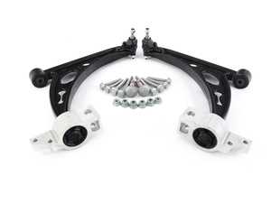 ES#4464481 - 1K0407152AC1KT - Lower Control Arm Kit - With  Hardware and Ball joints  - Includes control arms with pre-Installed ball joints and install hardware - Assembled By ECS - Audi Volkswagen