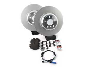 ES#4017037 - 34216867175KT - Rear Brake Service Kit - Featuring BMW pads, rotors, and wear sensor. - Genuine BMW - BMW