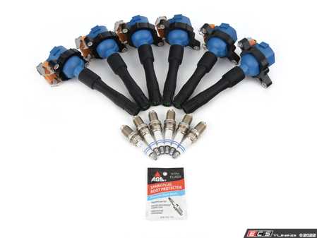ES#4608636 - D650-0007KT1 - Ignition Service Kit - Everything you need to service your ignition system, featuring Dinan performance ignition coils in blue! - Dinan - BMW
