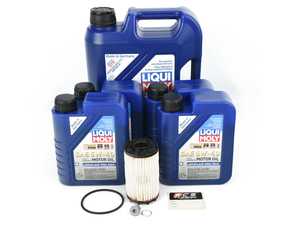 ES#3970092 - 9a719840500KT2 - Liqui Moly Leichtlauf Oil Service Kit (5w-40) - Includes Hengst filter and Liqui Moly Leichtlauf High Tech A40 Spec oil - Assembled By ECS - Porsche
