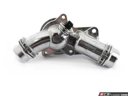 ES#4487719 - 11531437040 - Thermostat With Aluminum Housing - M52TU M54 - Aluminum construction for improved durability over stock design! Includes an integrated thermostat and rubber seal - Bavarian Autosport - BMW