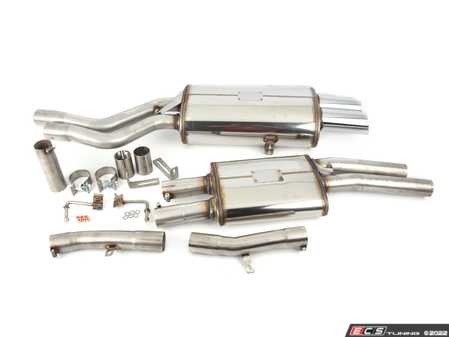 ES#3698483 - 787422KT - Supersprint Exhaust System - Cat Back - Round tip muffler  - Cat-back exhaust with round muffler tips - Supersprint - BMW