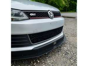 ES#4615948 - 2022145-6gliV2CS - Chassis Mounted Splitter With Air Dam - Add an aggressive and functional chassis mount splitter to your 2012-2014 Jetta GLI. - CJM Industries - Volkswagen