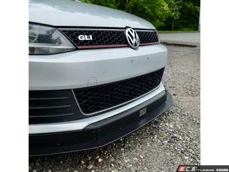 ES#4615948 - 2022145-6gliV2CS - Chassis Mounted Splitter With Air Dam - Add an aggressive and functional chassis mount splitter to your 2012-2014 Jetta GLI. - CJM Industries - Volkswagen