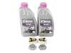 ES#3691175 - 1k0121367pktKT3 - Radiator Installation Kit - Upper and lower mounts plus 3 liters of G13 coolant - Assembled By ECS - Volkswagen