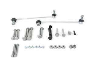 ES#3691501 - 1K0411303KT3 - Front Sway Bar Installation Kit - All of the necessary one-time use hardware for front sway bar installation featuring standard replacement front sway bar end links - Assembled By ECS - Volkswagen