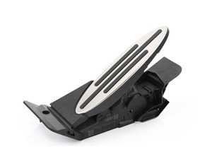 ES#4352275 - 35406889816 - Stainless Steel Inlay Accelerator Petal - Priced Each - Upgrade to the performance pedal look. manual transmissions. Also ONLY MINI SE - Genuine MINI - MINI