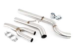 ES#4316369 - 008517LA01 - E9x N52 Turner Motorsport Muffler And Resonator Delete Kit - Add an aggressive exhaust note to your N52 stock exhaust system - Turner Motorsport - BMW