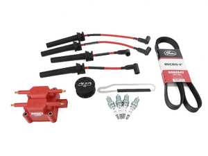ES#3677400 - minisckitKT - MINI Cooper S/ JCW Ignition & 15% S.C. Pulley Pack - Upgraded kit with Alta Performance Products and MSD racing red wires - Assembled By ECS - MINI