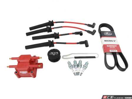 ES#3677400 - minisckitKT - MINI Cooper S/ JCW Ignition & 15% S.C. Pulley Pack - Upgraded kit with Alta Performance Products and MSD racing red wires - Assembled By ECS - MINI