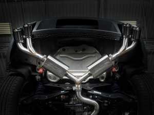 ES#4615583 - 018942LA01-02 - Tiguan MQB (Pre-facelift) 2.0T Catback Exhaust System - With Quad Exit Tips  - In-house engineered for VW Tiguan enthusiasts! Featuring T304 SS Tig-welded 3.0" tubing, dual straight-through 2.5" perforated core mufflers and quad exit 4.0" tips - ECS - Volkswagen