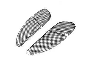 ES#4616128 - E314.BLACK - Side Intake Protection Screens - Black - Pair - Keep your intake free of debris! - Rennline - Porsche