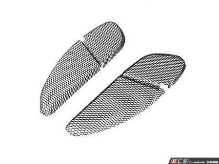ES#4616128 - E314.BLACK - Side Intake Protection Screens - Black - Pair - Keep your intake free of debris! - Rennline - Porsche