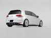 ES#4056670 - 029353ECS01-02KT - MK7 GTI Rear Diffuser - Textured Black ABS - (NO LONGER AVAILABLE) - Add aggressive styling with our In-House Engineered Textured Black Rear Diffuser! - ECS - 