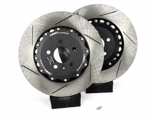 ES#4616171 - 016403LA02AKT - C7 S6/S7 Rear Slotted Brake Rotors - Pair (356x22) - Direct bolt-on replacement - Up To 12% less weight! - ECS - Audi