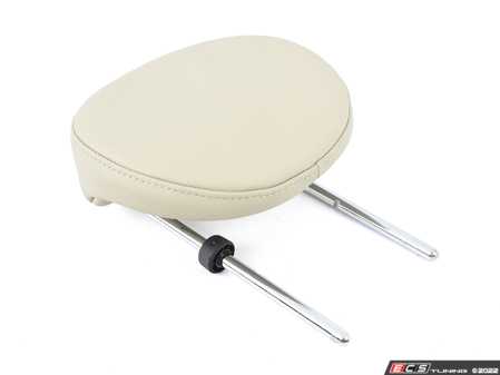 ES#2673037 - 52207290581 - Headrest - Leather Polar Beige  - Mounts the rear top of the seat - Genuine MINI - MINI