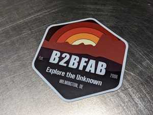 ES#4616255 - B2BFABETUSTK - B2BFAB "Explore The Unknown" Die-cut Sticker - This is just what you need to set yourself apart. - B2BFAB - Volkswagen