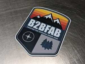 ES#4616248 - B2BFABCFORSTK - B2BFAB "Crafted For Offroad" Die-cut Sticker - This is just what you need to set yourself apart. - B2BFAB - Volkswagen
