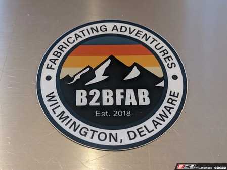 ES#4616256 - B2BFABFASTK - B2BFAB "Fabricating Adventures" Die-cut Sticker - This is just what you need to set yourself apart. - B2BFAB - Volkswagen