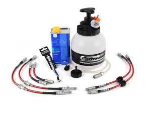 ES#4140394 - E36NMBLRFKT1 - Brake Line Replacement/ Upgrade Kit  - Front and rear ECS Exact-Fit brake lines with fluid and tools for a complete DIY - Assembled By ECS - BMW