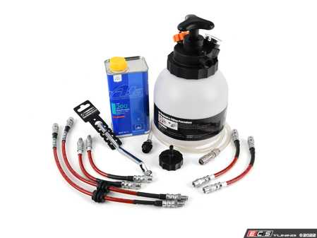 ES#4140364 - e36m3blrfKT - Brake Line Replacement/ Upgrade Kit  - Front and rear ECS Exact-Fit brake lines with fluid and tools for a complete DIY - Assembled By ECS - BMW