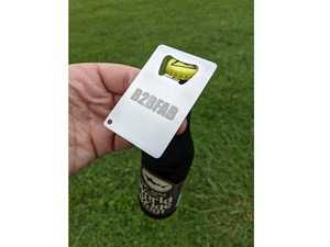 ES#4616241 - B2BFABCCBSS - B2BFAB Wallet Size Bottle Opener - Brushed Stainless - What's the most useful thing you can carry in your wallet? That's right, a B2BFAB bottle opener. - B2BFAB - Volkswagen