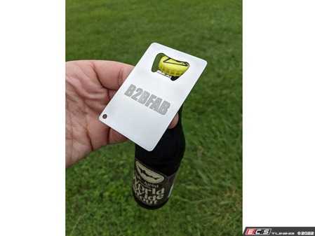 ES#4616241 - B2BFABCCBSS - B2BFAB Wallet Size Bottle Opener - Brushed Stainless - What's the most useful thing you can carry in your wallet? That's right, a B2BFAB bottle opener. - B2BFAB - Volkswagen