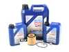 ES#4135414 - 111375351063KT4 - Liqui Moly Oil Change Kit - Featuring Leichtlauf High-Tech engine oil, Mann filter, and an Titanium Magnetic Oil Drain plug - Assembled By ECS - BMW