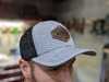 ES#4616296 - B2BLPHHGB - B2BFAB Leather Patch, Snapback Hat - Heather Grey/Black - This hat is just what you, or the overlanding enthusiast in your life needs. - B2BFAB - Volkswagen