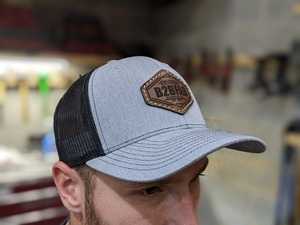 ES#4616296 - B2BLPHHGB - B2BFAB Leather Patch, Snapback Hat - Heather Grey/Black - This hat is just what you, or the overlanding enthusiast in your life needs. - B2BFAB - Volkswagen