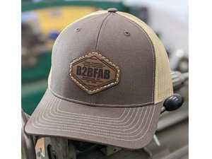 ES#4616295 - B2BLPHBK - B2BFAB Leather Patch, Snapback Hat - Brown/Kahaki - This hat is just what you, or the overlanding enthusiast in your life needs. - B2BFAB - Volkswagen