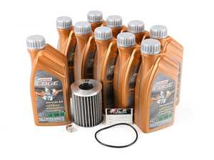 ES#4069273 - M56PSVCKT - Premium Oil Genuine Kit - Includes Castrol TWS Edge Supercar oil, K&P reusable oil filter and Turner Motorsport titanium magnetic oil drain plug. - Assembled By ECS - BMW