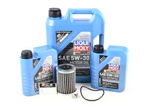 ES#4069256 - E36M3POCIKT - Premium Oil change kit - Includes Liqui Moly oil, K&P reusable oil filter and Turner Motorsport titanium magnetic oil drain plug. - Assembled By ECS - BMW